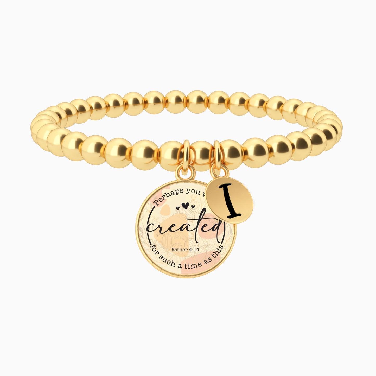 Perhaps You Were Created For Such A Time As This | Esther 4:14 - Beaded Bracelet