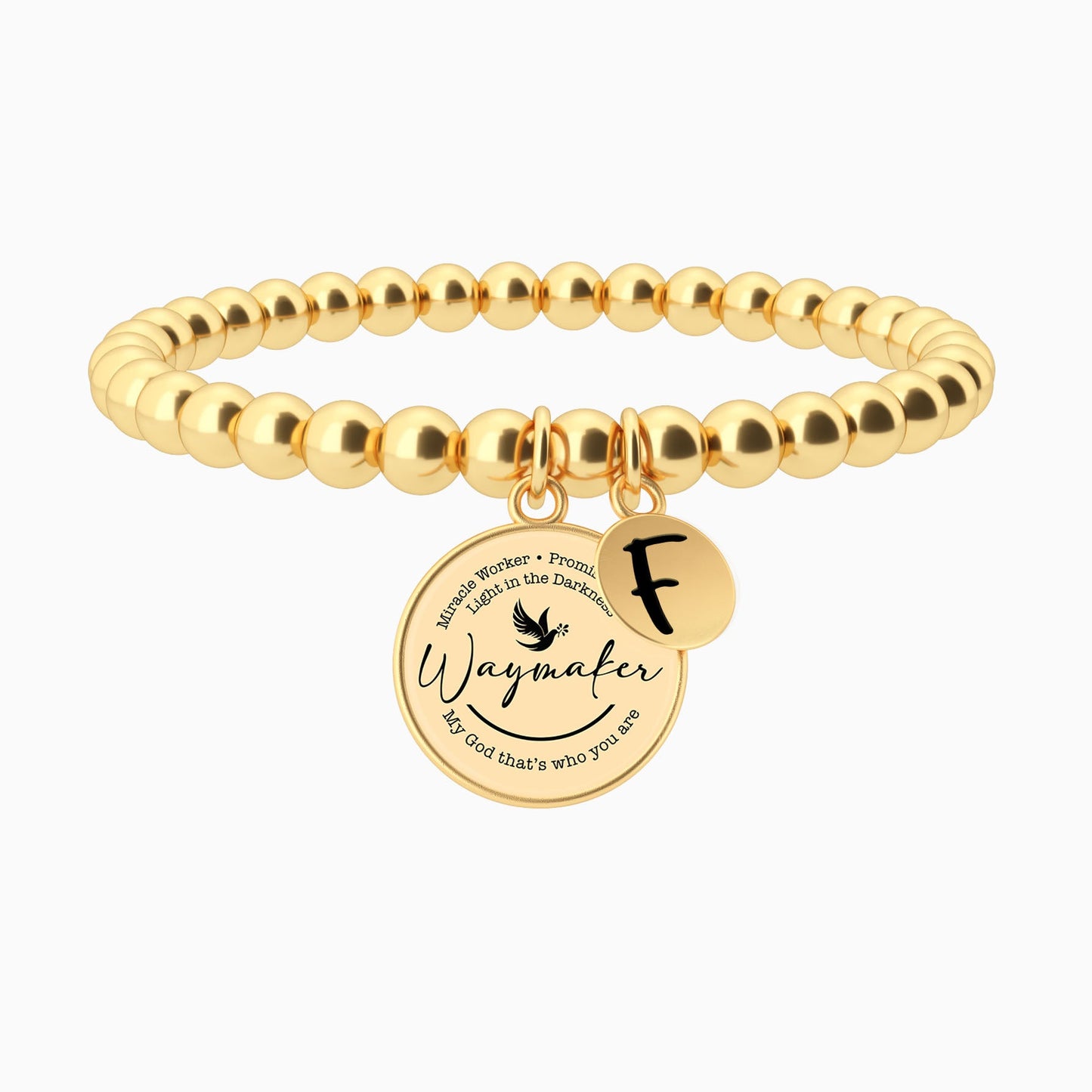 Waymaker - Dove - Beaded Bracelet