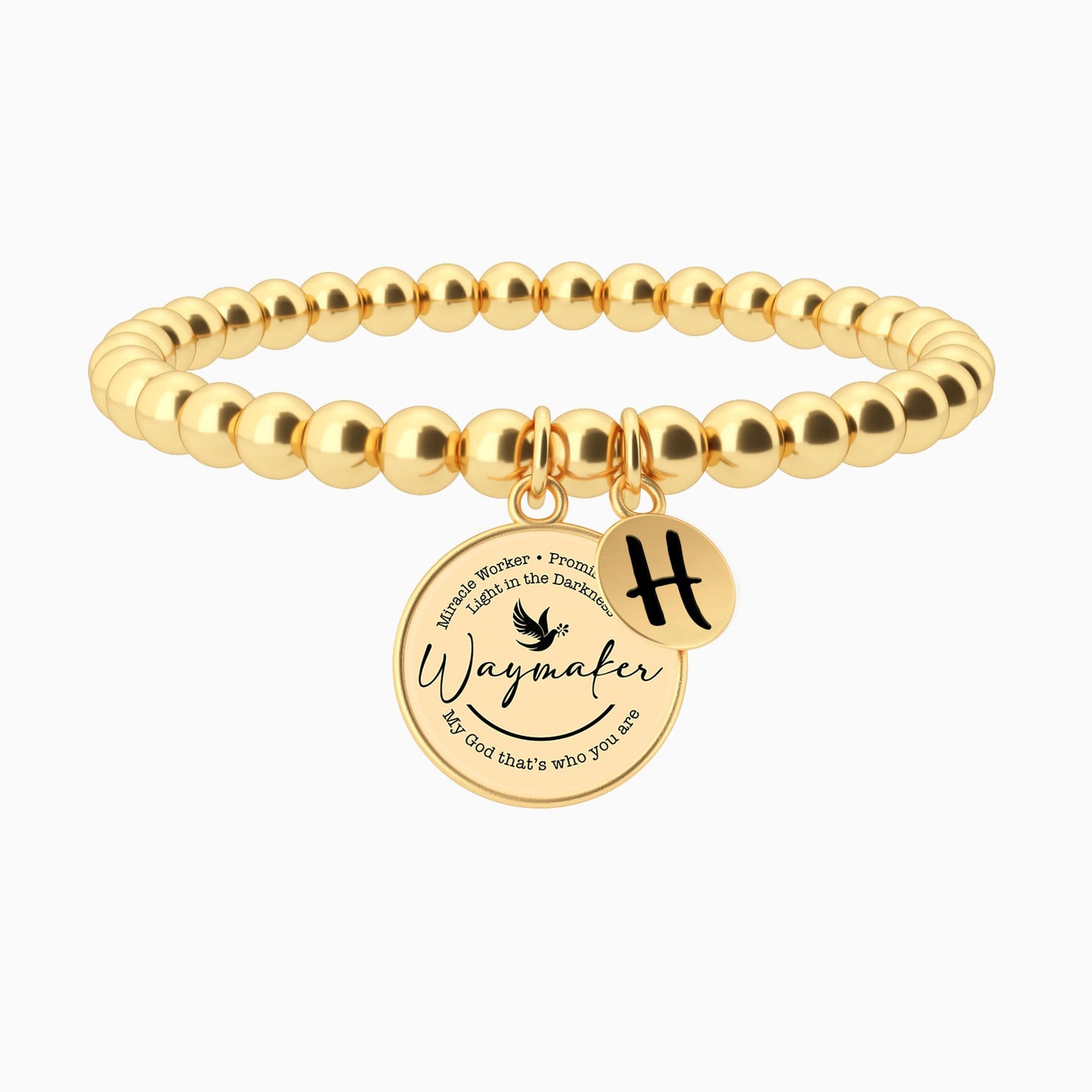 Waymaker - Dove - Beaded Bracelet