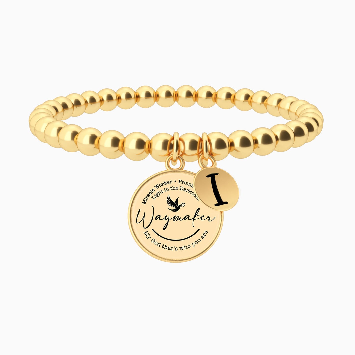 Waymaker - Dove - Beaded Bracelet