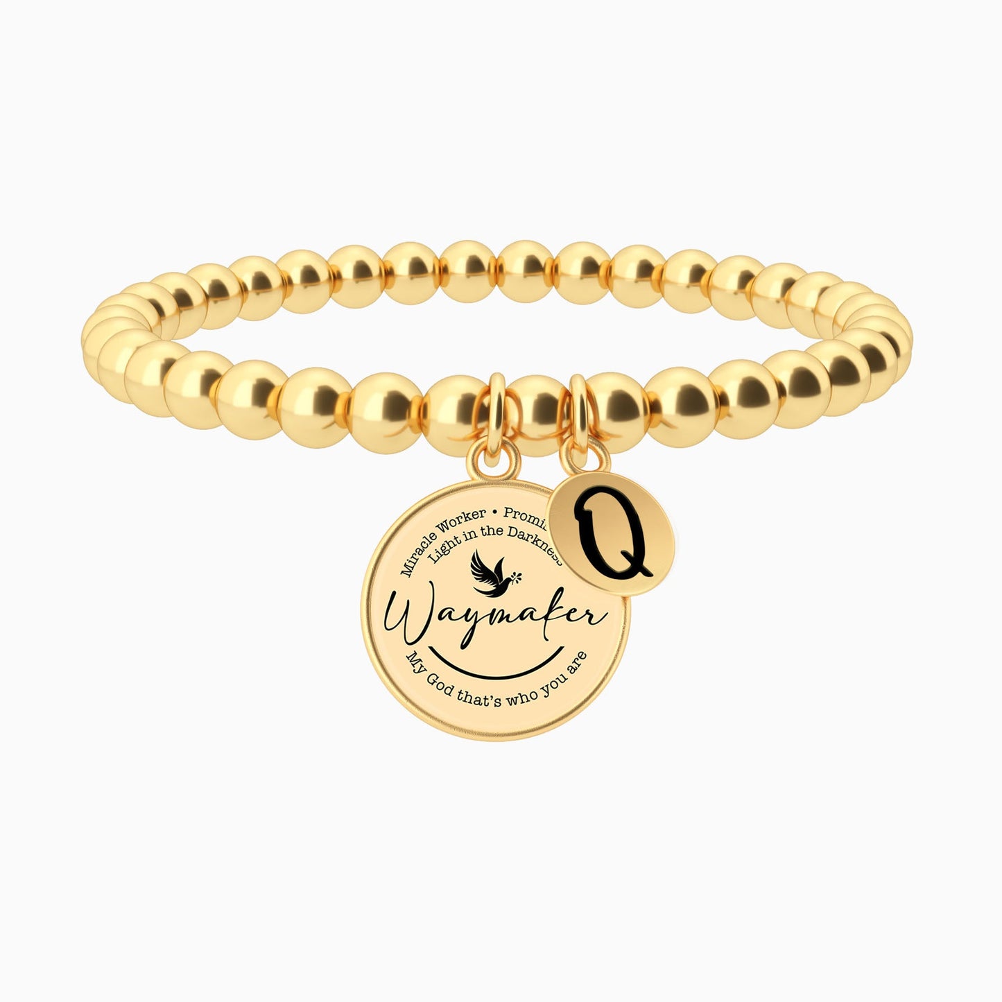 Waymaker - Dove - Beaded Bracelet