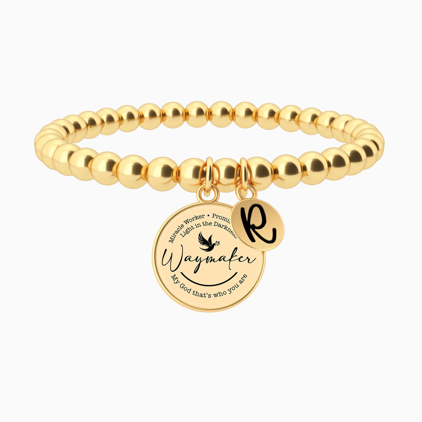 Waymaker - Dove - Beaded Bracelet