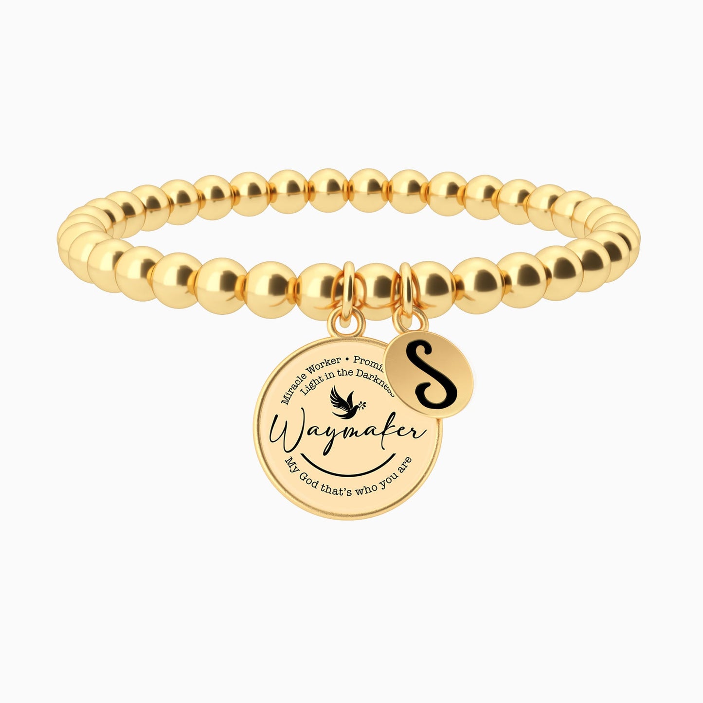 Waymaker - Dove - Beaded Bracelet