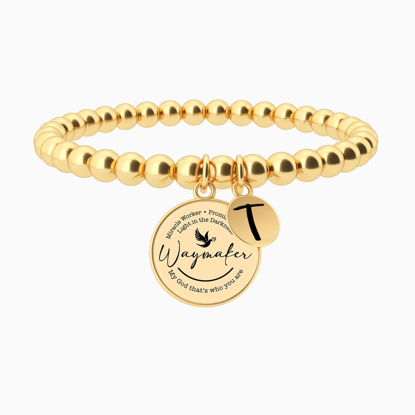 Waymaker - Dove - Beaded Bracelet