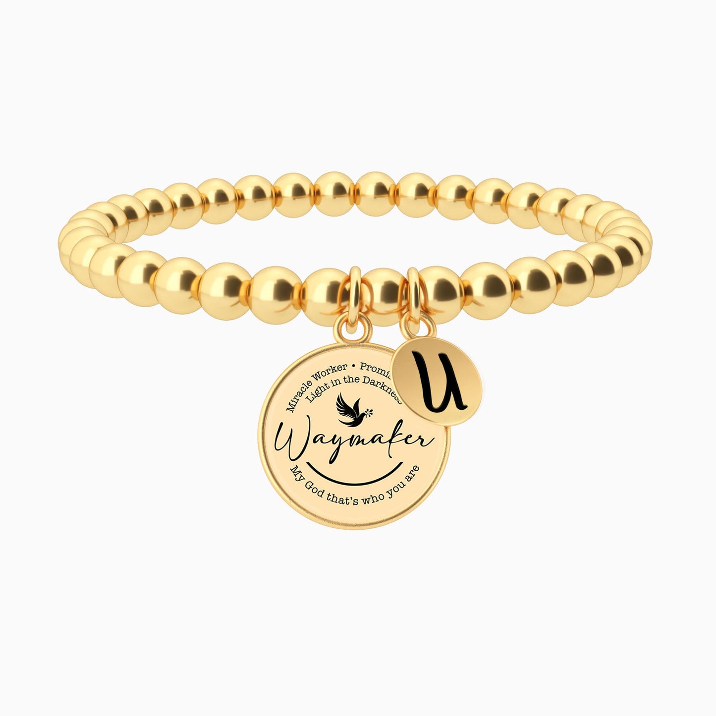 Waymaker - Dove - Beaded Bracelet