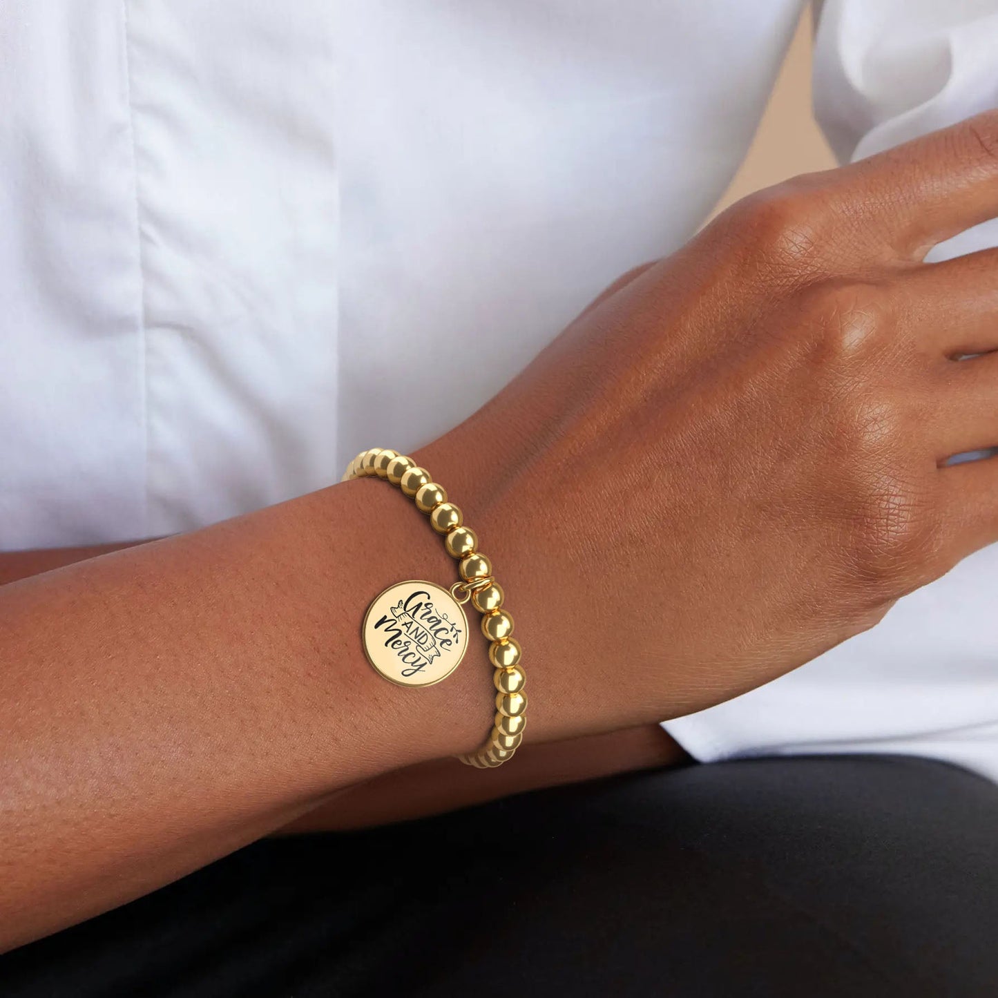 Grace And Mercy - Beaded Bracelet