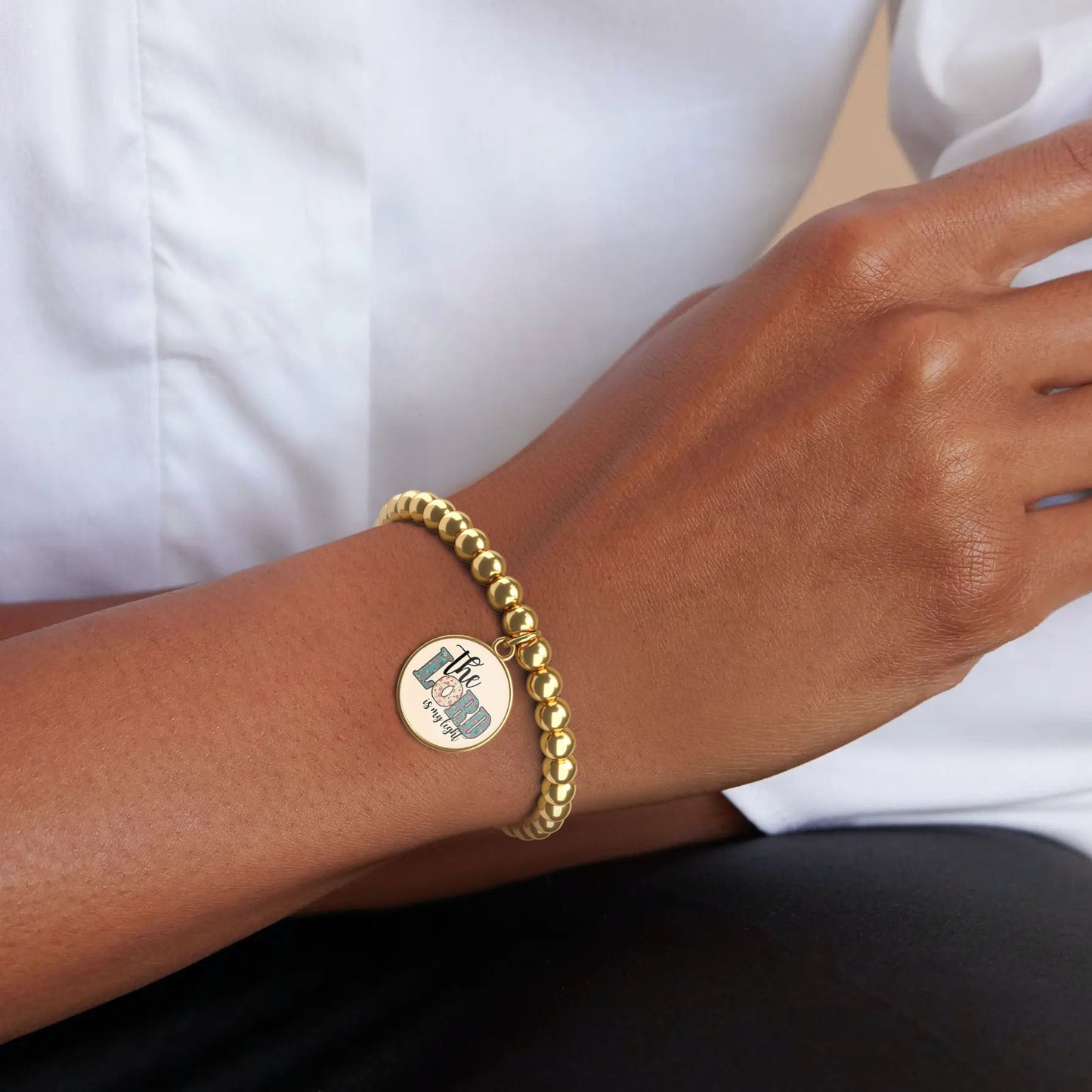 The Lord Is My Light - Beaded Bracelet