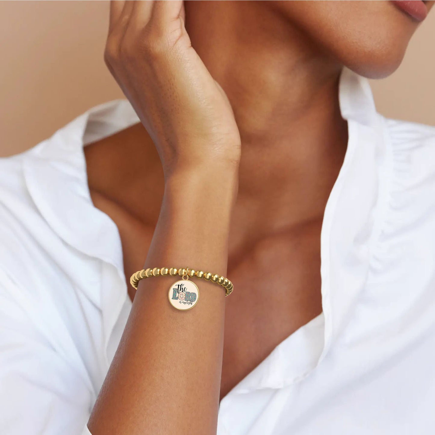 The Lord Is My Light - Beaded Bracelet