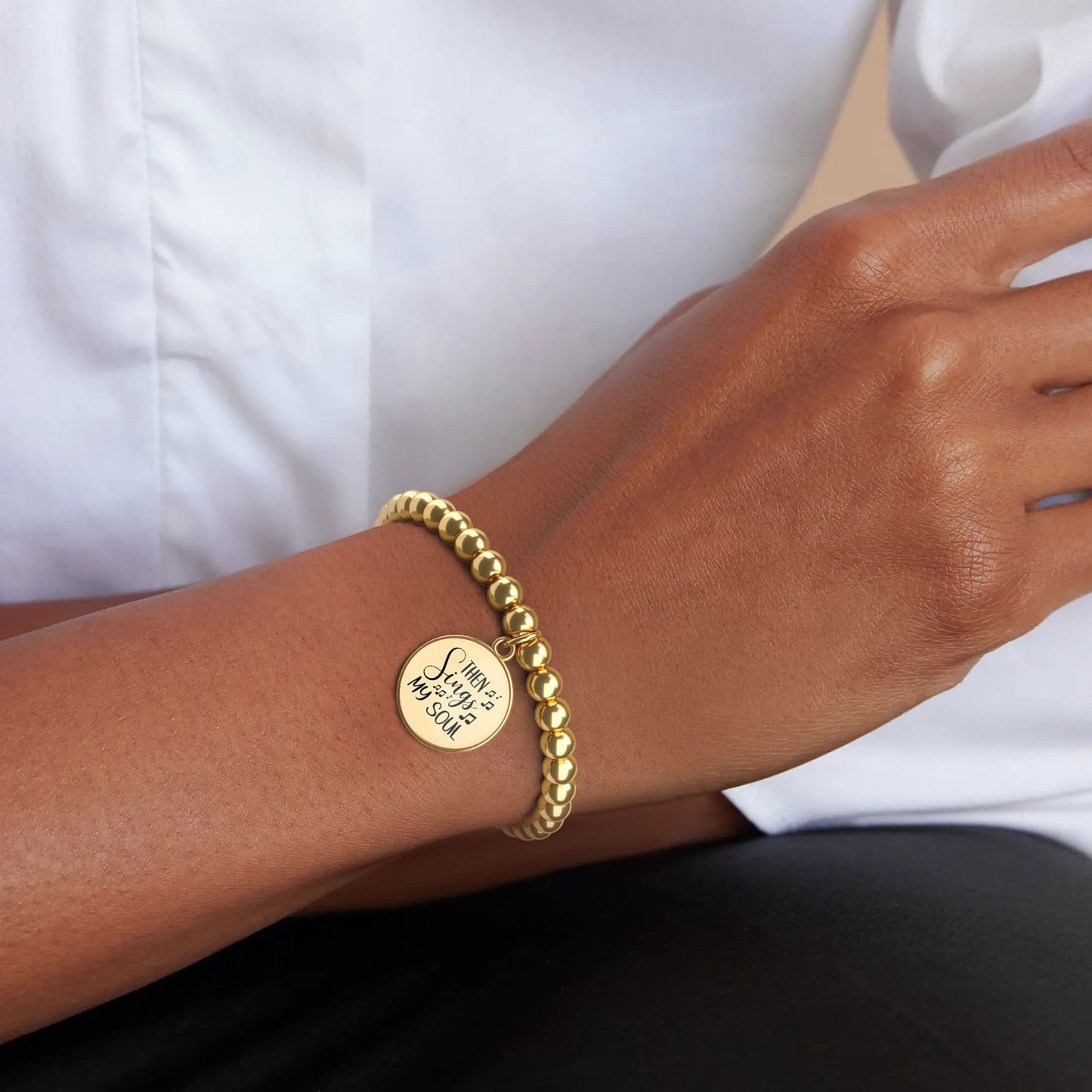 Then Sings In My Soul - Beaded Bracelet