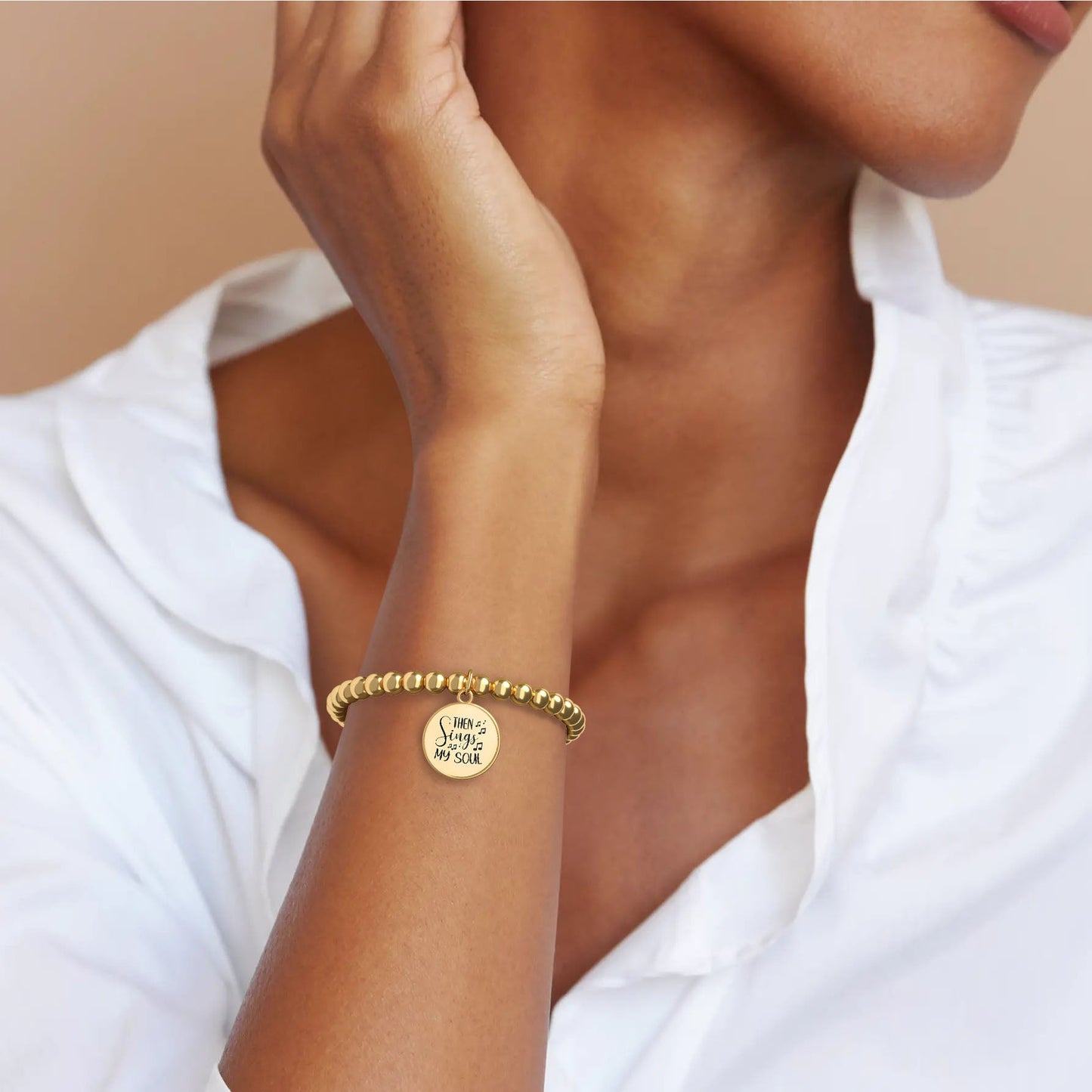 Then Sings In My Soul - Beaded Bracelet