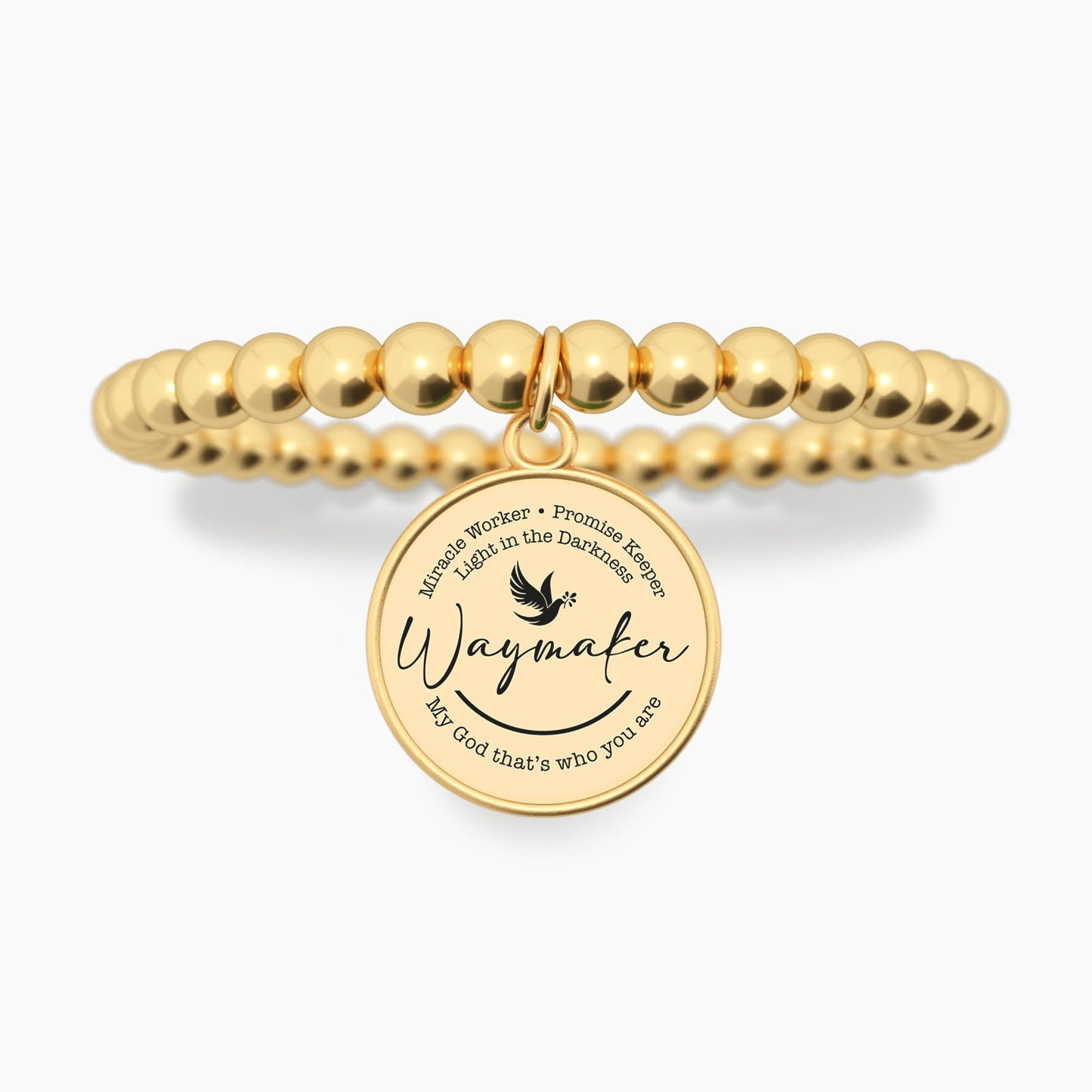 Waymaker - Dove - Beaded Bracelet