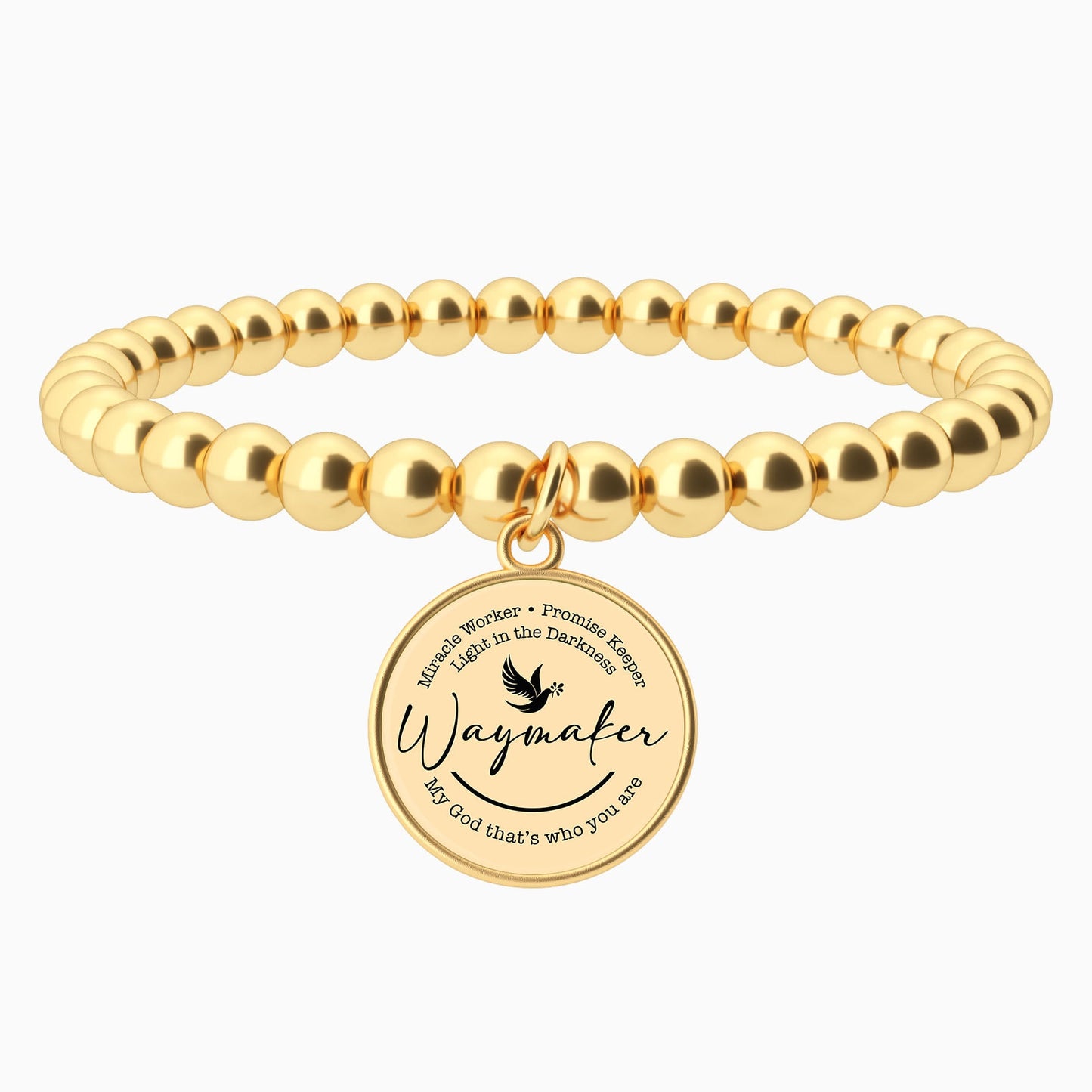 Waymaker - Dove - Beaded Bracelet