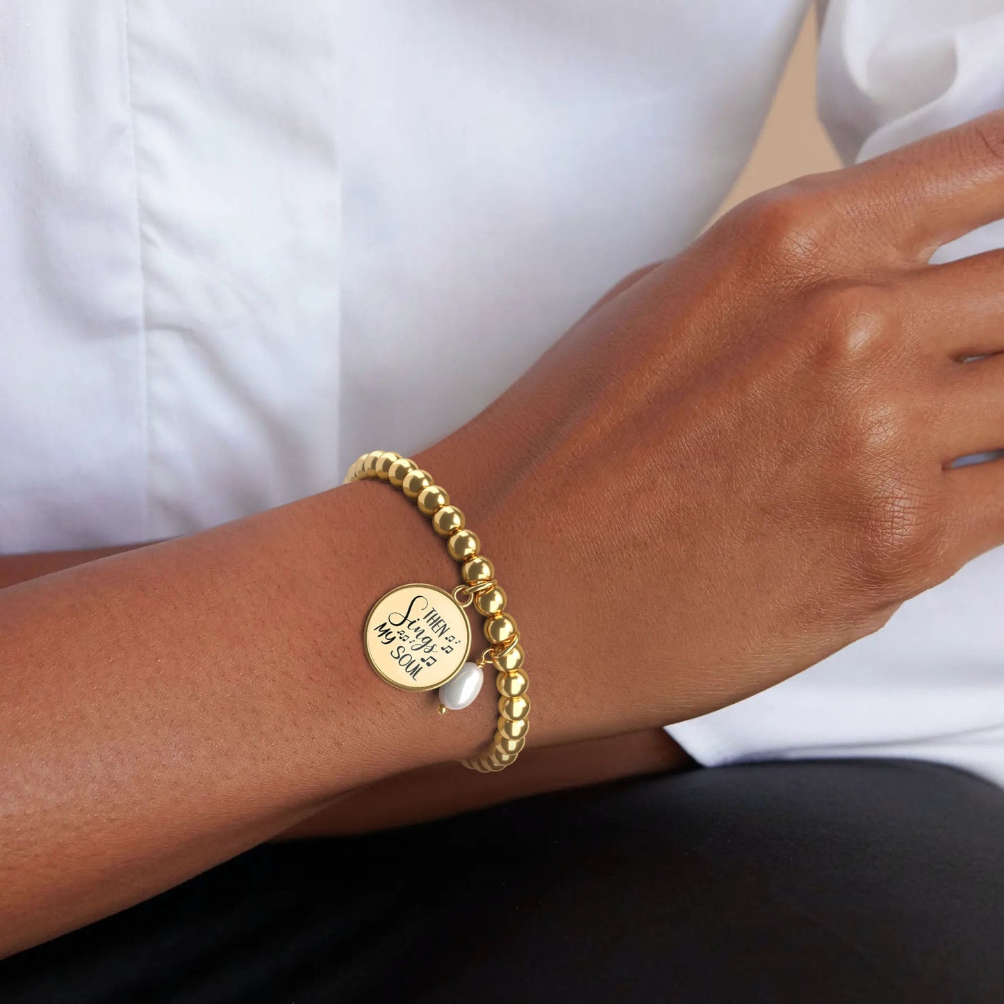 Then Sings In My Soul - Beaded Bracelet