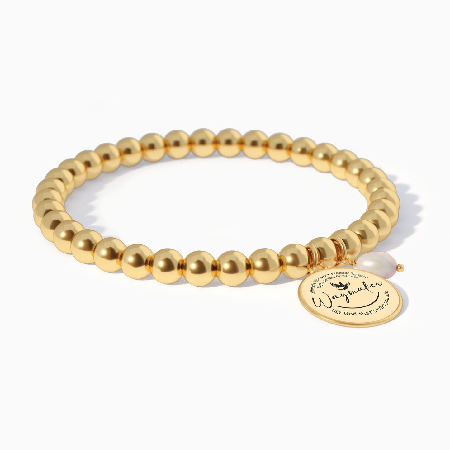 Waymaker - Dove - Beaded Bracelet