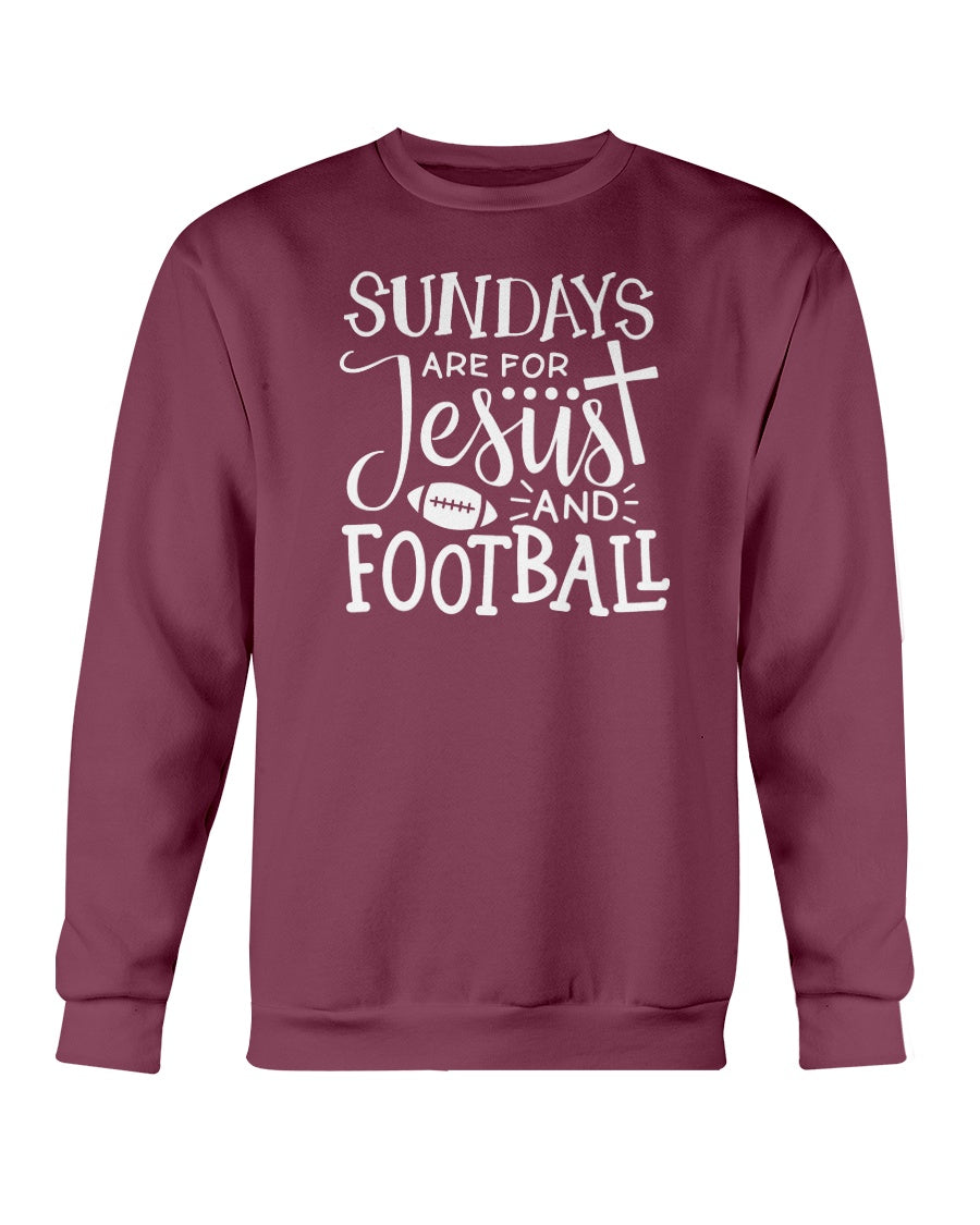 Football And Jesus Sweatshirt