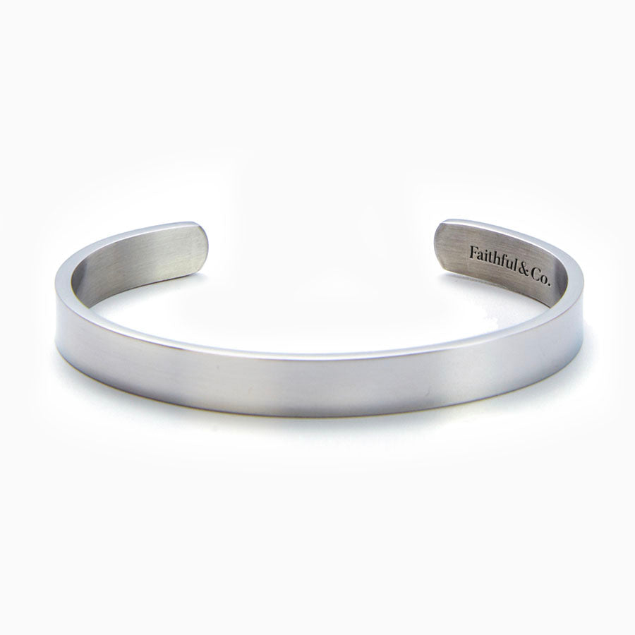He Can Heal Cancer - Matthew 19:26 Cuff Bracelet